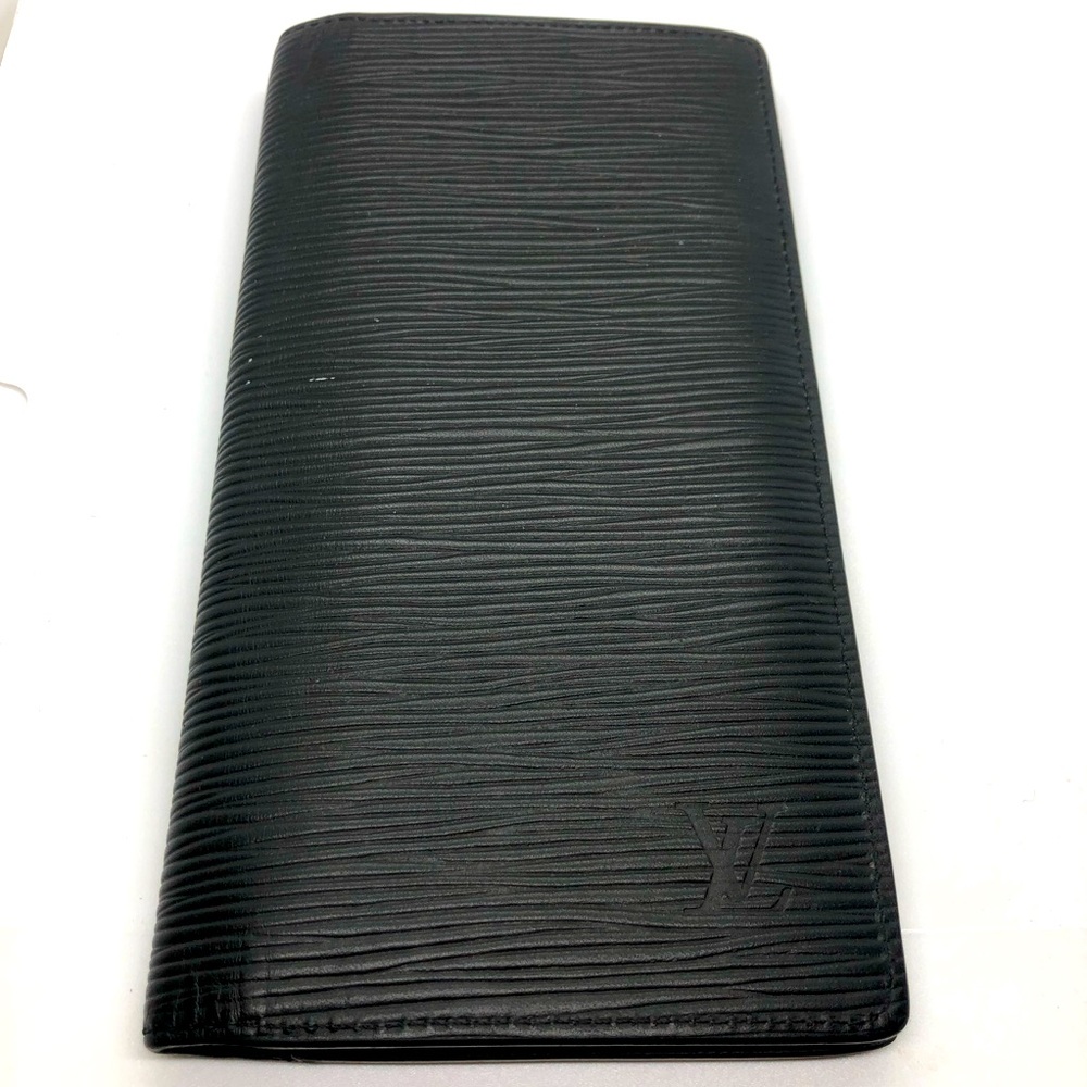 Louis Vuitton Black Epi Brazza Wallet